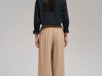 Брюки-палаццо с эластичным поясом