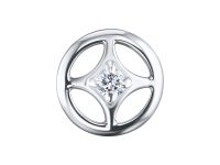 Подвеска из белого золота с бриллиантом э4001пд07210127