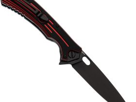 Складной нож НОКС Майор, сталь VG10, рукоять G10, черно-красный