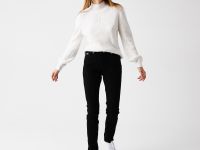 Женские джинсы Lacoste Slim Fit с высоким поясом