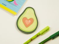 Самоклеящийся блок фигурный MESHU "Avocado", 50 л, европодвес