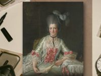 Открытка с шелковым покрытием ISKVSSNO "Она была императрицей"