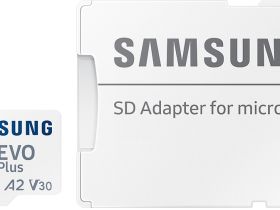 Карта памяти Samsung Evo Plus MB-MC128SA/EU microSDXC U3 128 ГБ с адаптером