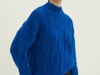 Джемпер свободного силуэта с шерстью