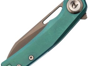 Складной нож Dr.Tech D4281BL, сталь M390, рукоять TC4, синий