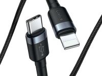 Кабель Baseus Cafule Type-C/Lightning 100см (CATLKLF-G1) (черный)