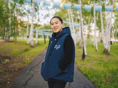 Студентка из Якутии на образовательном форуме «Амур» представила проект про эко-волонтерство