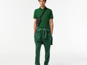 Мужское поло Lacoste PARIS стандартного кроя