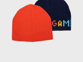 Шапка детская трикотажная для мальчиков, 2 шт в комплекте