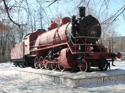 Паровоз, отремонтированный в 1920 г. на субботнике