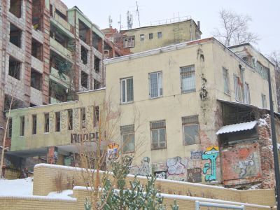 Бытовой блок (в основе флигель городской усадьбы, конец XVIII в.), 1929-1931 гг., архитектор Г.М.Данкман, при участии М.Русановой, П.Симакина