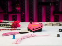 Туристический нож Hammy SW, сталь Niolox, рукоять G10, розовый, Kizlyar Supreme