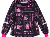 Куртка текстильная с полиуретановым покрытием для девочек