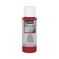 Акрил для декора Pebeo "Acrylic Paint" 59 мл, глянцевый, бордо
