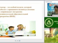 Вебинар "Инклюзивное образование: реализация программы социального тьюторства"