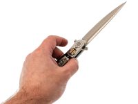 Складной нож Reptilian Билли Бонс-01, сталь VG-10, рукоять кость