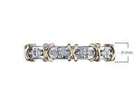 Кольцо из комбинированного золота с бриллиантами э4801кц04201998