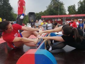 Кубок Москвы по мас-рестлингу поддержали кыргызские спортсмены