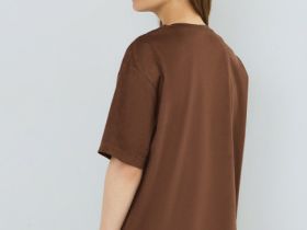 Футболка из искусственной замши, Оранжевый