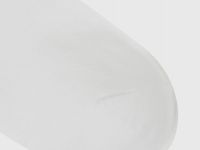 Базовые носки в рубчик, Белый