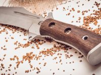 Нож Армейский, сталь 65х13, рукоять венге