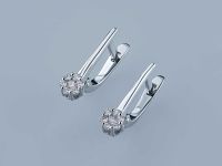 Серьги из серебра э0612сг10134800_white