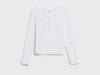 Лонгслив для девочек, Белый