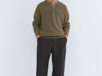 Джемпер из текстурной пряжи, Бежевый