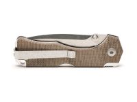 Нож складной Hide Folder, Green Micarta Scales, Crucible CPM® S30V™, Tommaso Rumici Design 7.5 см.