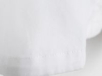 Рубашка с утяжкой по низу для девочек, Белый