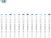 Набор маркеров для скетчинга MESHU 12 цв, морские цвета