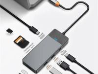 Адаптер WIWU Linker 7 в 1 USB-C HUB на USBx2/Type-C/HDMI/TF/SD (A721HD) (Grey)