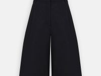 Шорты из хлопка со складками