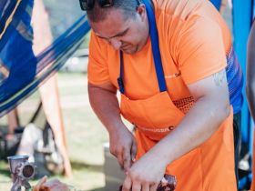 Фоторепортаж с фестиваля-конкурса «Полевая кухня» в Якутске