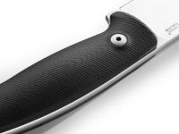 Нож с фиксированным клинком LionSteel M2M, сталь M390, рукоять G10, черный