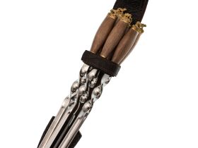 Набор из 6-ти шампуров Зверь, латунь