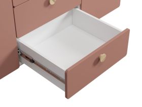 Шкаф детский Арчи 3-145x196 Розовый