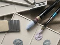 Палитра-веер складная, большая