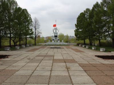 Мемориальный ансамбль, сооруженный на месте митингов рабочих в 1905 г.