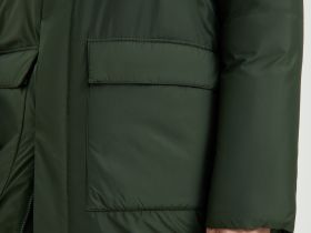 Пальто утепленное с утиным пухом