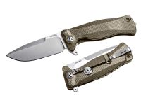 Нож складной LionSteel SR11 B (BRONZE), сталь Uddeholm Sleipner® Satin, рукоять титан по технологии Solid®, бронзовый