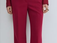 Расклёшенные брюки, Красный