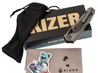 Складной нож Kizer Ara, сталь S45VN, рукоять карбон