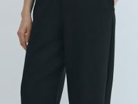 Брюки О-силуэта, Черный