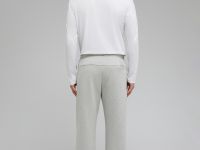 Трикотажные брюки прямого кроя