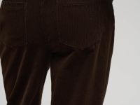 Брюки прямого кроя из вельвета