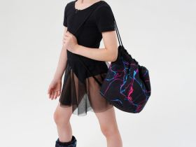 Сумка-чехол текстильный для гимнастического мяча для девочек