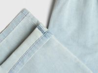 Джинсы Wide leg для девочек, Голубой