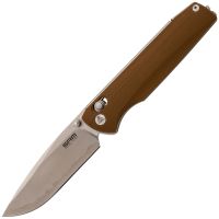 Складной нож SRM Terrier 258L-GW2, сталь 140Cr, рукоять песочный G10