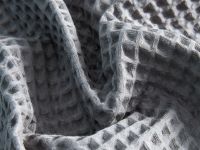 Полотенце вафельное Francesca, серое